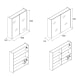 Armoire de toilette Schwan Salgar croquis 2