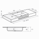 Lavabo encastré Bruntec Formas croquis 2