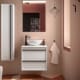 Meubles de salle de bains avec plan de toilette en bois Attila Salgar principal 7
