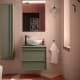 Meubles de salle de bains avec plan de toilette en bois Attila Salgar principal 3