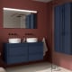 Meubles de salle de bains avec plan de toilette en bois Attila Salgar principal 4