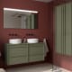 Meubles de salle de bains avec plan de toilette en bois Attila Salgar principal 7