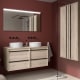 Meubles de salle de bains avec plan de toilette en bois Attila Salgar principal 3