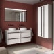 Meubles de salle de bains avec plan de toilette en bois Attila Salgar principal 2