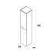 Colonne de bain Uniiq Salgar croquis 22