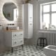 Meuble de salle de bain avec plan en bois Renoir vintage Salgar principal 6