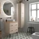 Meuble de salle de bain avec plan en bois Renoir vintage Salgar principal 0