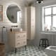 Meuble de salle de bain avec plan en bois Renoir vintage Salgar principal 0