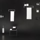 Cintre de salle de bain de salle de bain The Grid Cosmic environnement 4