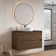 Meuble de salle de bains avec plan de toilette Artemisa Bruntec Pierre compactée noir principal 9