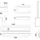 Forme Ensemble d'accessoires de salle de bains Medimex croquis 10