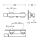 Loft Tres Mitigeur de lavabo + mitigeur de douche croquis 3