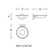 Start Cosmic porte-savon pour le bain croquis 4