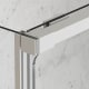 Paroi de douche coulissante sur mesure Aria Bruntec détail 11