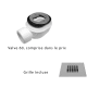 Receveur de douche en résine Stone Plus Bruntec option 4