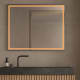 Miroir de salle de bains avec l'éclairage LED Rua Bruntec principal 0