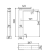 Mitigeur de lavabo Pisa Imex croquis 8