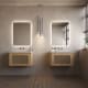 Miroir de salle de bain avec éclairage LED Dinamarca Ledimex environnement 7