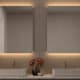 Miroir de salle de bains avec éclairage LED Casiopea Bruntec principal 2