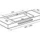 Lavabo suspendu Bruntec Formas croquis 2