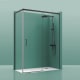 Paroi de douche noir mat Elara Bruntec principal 0