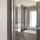 Paroi de douche noir mat Elara Bruntec détail 2