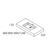 Lavabo suspendu Visobath croquis 1