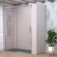 Paroi de douche Gala Frontal 1 fixe + 1 coulissante principal 1