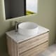 Meuble de salle de bains avec plan de toilette en pierre Boston Bruntec détail 5