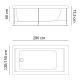 Baignoire d'hydromassage Jazz XL Baños 10 croquis 5