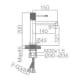 Mitigeur de lavabo Line Imex croquis 7