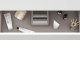 Meuble de salle de bains à faible profondeur 39,5 cm Box Visobath détail 12