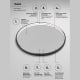 Miroir de salle de bain avec éclairage LED Nepal Ledimex détail 4