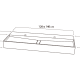 Vasque suspendue Art and Bath New croquis 2