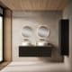 Meuble de salle de bains avec plan de toilette en MDF hydrofuge Bari Visobath principal 2