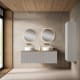 Meuble de salle de bains avec plan de toilette en MDF hydrofuge Bari Visobath principal 6