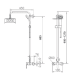 Set de douche Roma Imex croquis 11