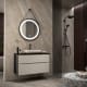 Meuble de salle de bains avec plan de toilette en bois Sahara Coycama principal 6