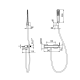 Robinet de douche Toscana Imex croquis 9