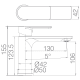 Saona Imex robinetterie de lavabo croquis 2