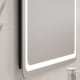 Miroir de salle de bains avec l'éclairage LED Leroy Bruntec détail 2