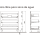 Ensemble de meubles de salle de bains Attila Salgar croquis 13