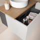 Meuble de salle de bains avec plan de toilette en MDF hydrofuge Bari Visobath détail 9