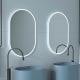 Miroir de salle de bains avec éclairage LED Luzon Eurobath principal 0