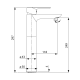 Robinet de lavabo Cassio GME croquis 9