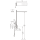 Set de douche à encastrer Slim Exclusive Tres croquis 1