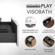 Meuble de salle de bains avec plan de toilette en bois MDF hydrofuge Box Viso détail 3