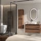 Meuble de salle de bains avec plan de toilette en bois hydrofuge Box Visobath principal 0