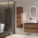 Meuble de salle de bains avec plan de toilette en bois MDF hydrofuge Box Viso principal 0