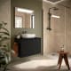 Meuble de salle de bain Noja Salgar avec comptoir en bois principal 3
